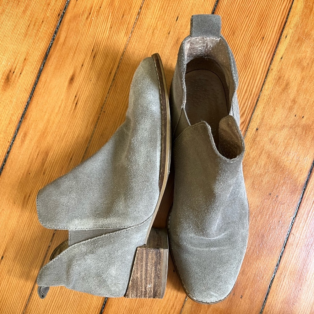 Tan leather Seychelles booties/ankle boots